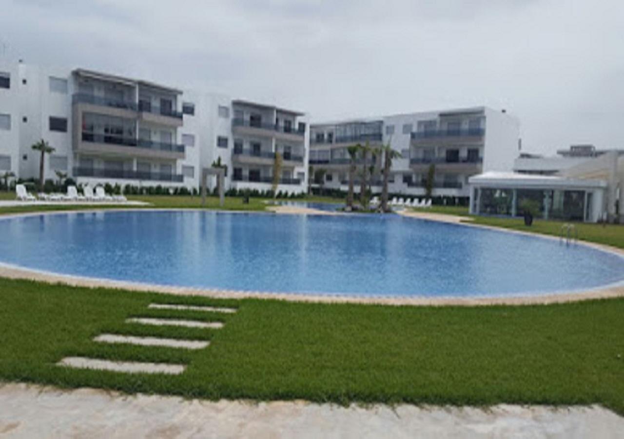 Blanca Beach Vue Laterale Sur Mer, Avec Wifi Apartamento Sidi Rahal  Exterior foto