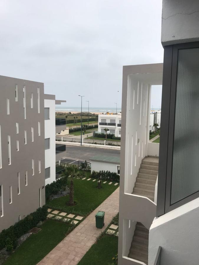 Blanca Beach Vue Laterale Sur Mer, Avec Wifi Apartamento Sidi Rahal  Exterior foto